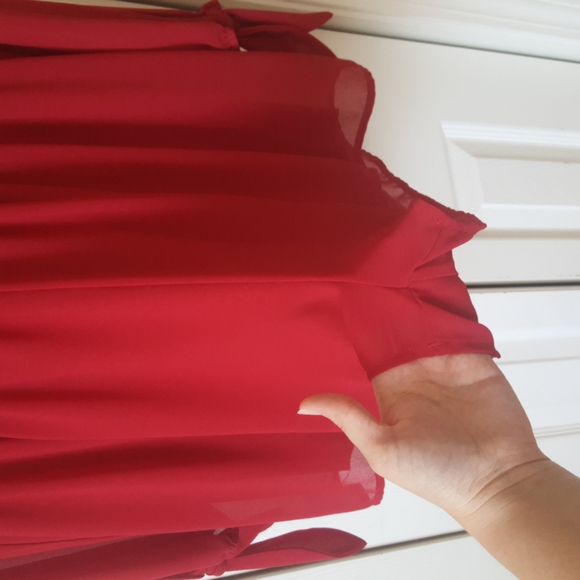 She+Sky Redwine Romper - Picture 4 of 6